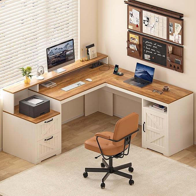 L Shaped Workstation